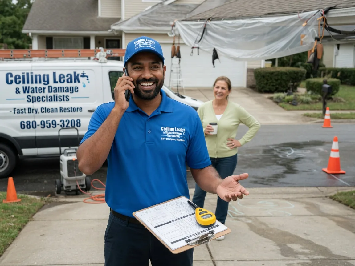 Ceiling Leak Cleanup Norcatur, KS FAQs